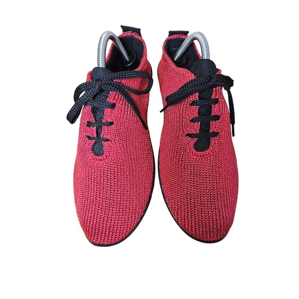 Arcopedico Knit Red Black Healthy Footwear Eu 41 Womens 9.5-10 Mens 8 Portugal - Picture 4 of 8